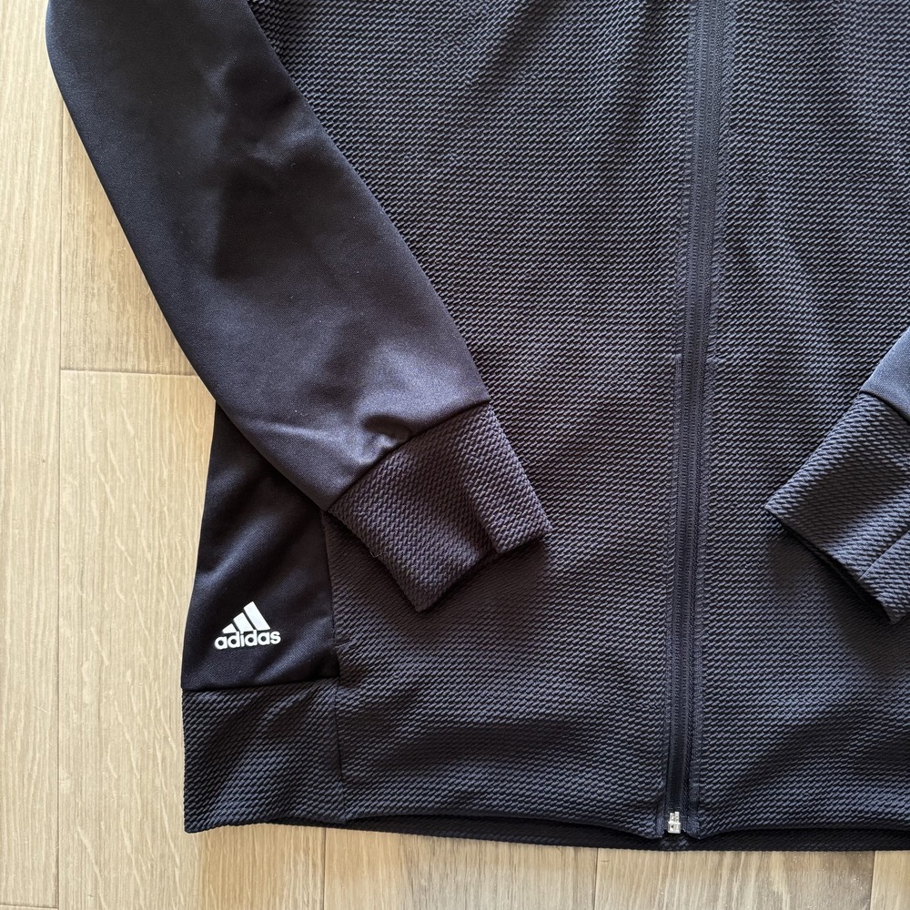 Adidas Black Full-Zip Performance Jacket - image 2